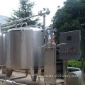 CIP cleaning system for tomato paste production line